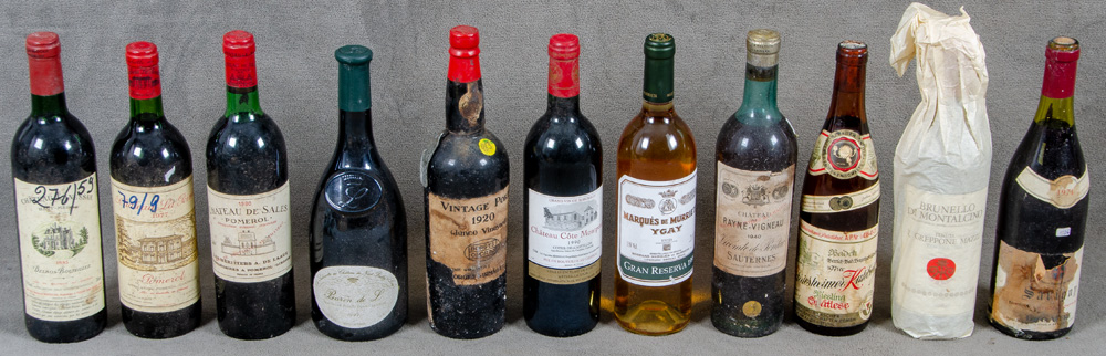 Eine ca. 2.200 Flaschen umfassende, bedeutende, alte Sammlung erlesener Weine, meist Rotweine, - Image 245 of 260
