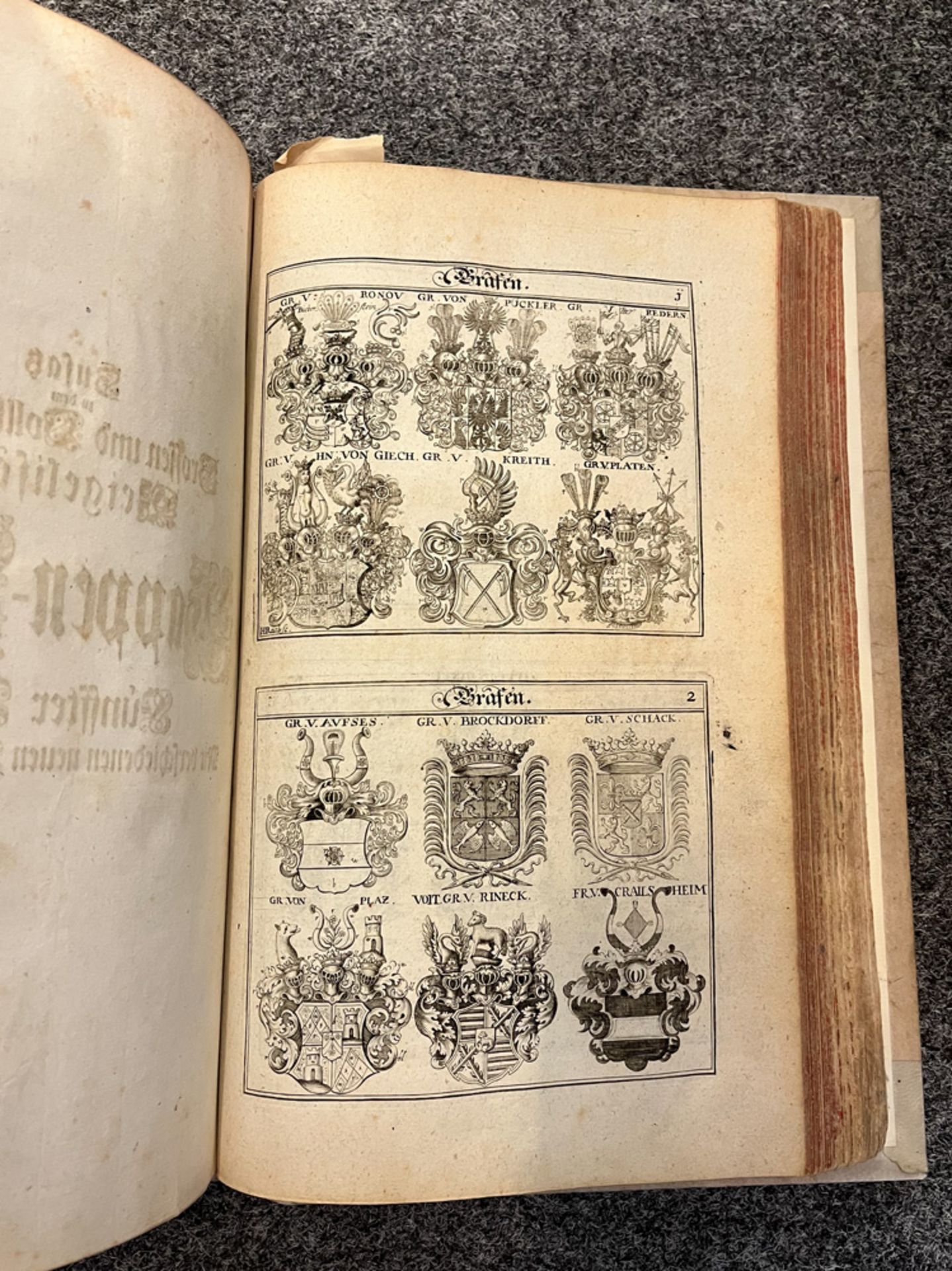 Fünf Bücher: Siebmacherisches Wappenbuch in sechs Teilen, Nürnberg 1734 (neu gebunden); drei - Image 10 of 16