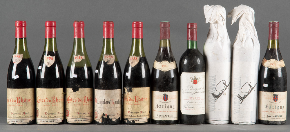 Eine ca. 2.200 Flaschen umfassende, bedeutende, alte Sammlung erlesener Weine, meist Rotweine, - Image 43 of 260