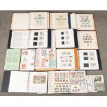 Konvolut Briefmarken, deutsche Nachkriegszeit, gestempelt, postfrisch, mit Ersttagsbriefen, in
