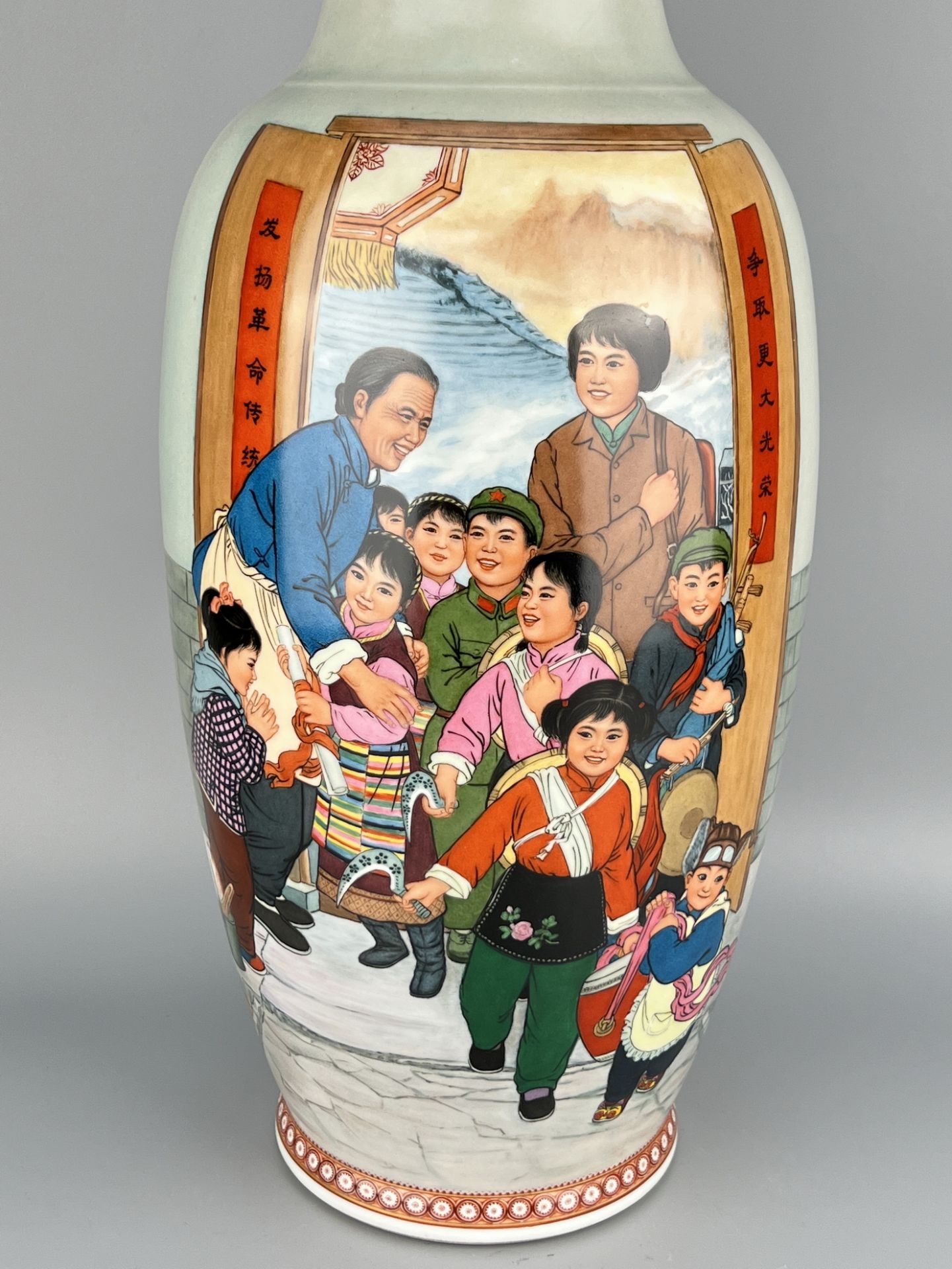 A Chinese Famille Rose vase, acquired in 1970's. - Image 13 of 15