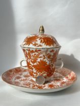 A Chinese Famille Rose tea cup with saucer, Qing Dynastry Pr.