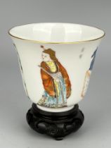 A Chinese nice story tell cup, Qing Dynastry Pr.