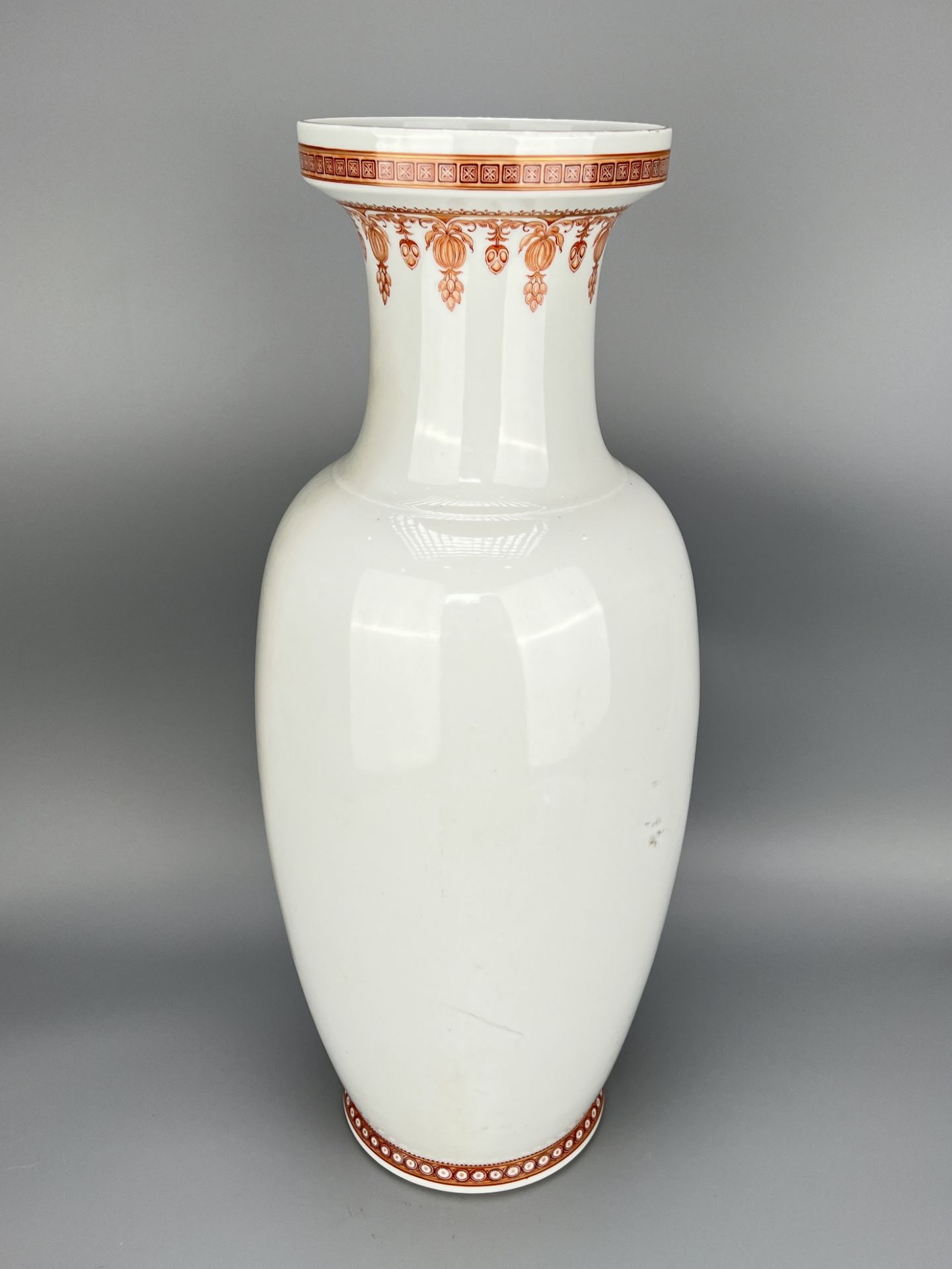 A Chinese Famille Rose vase, acquired in 1970's. - Image 5 of 15