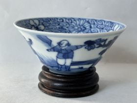 A Chinese blue&white cup, Ming Dynastry Pr.