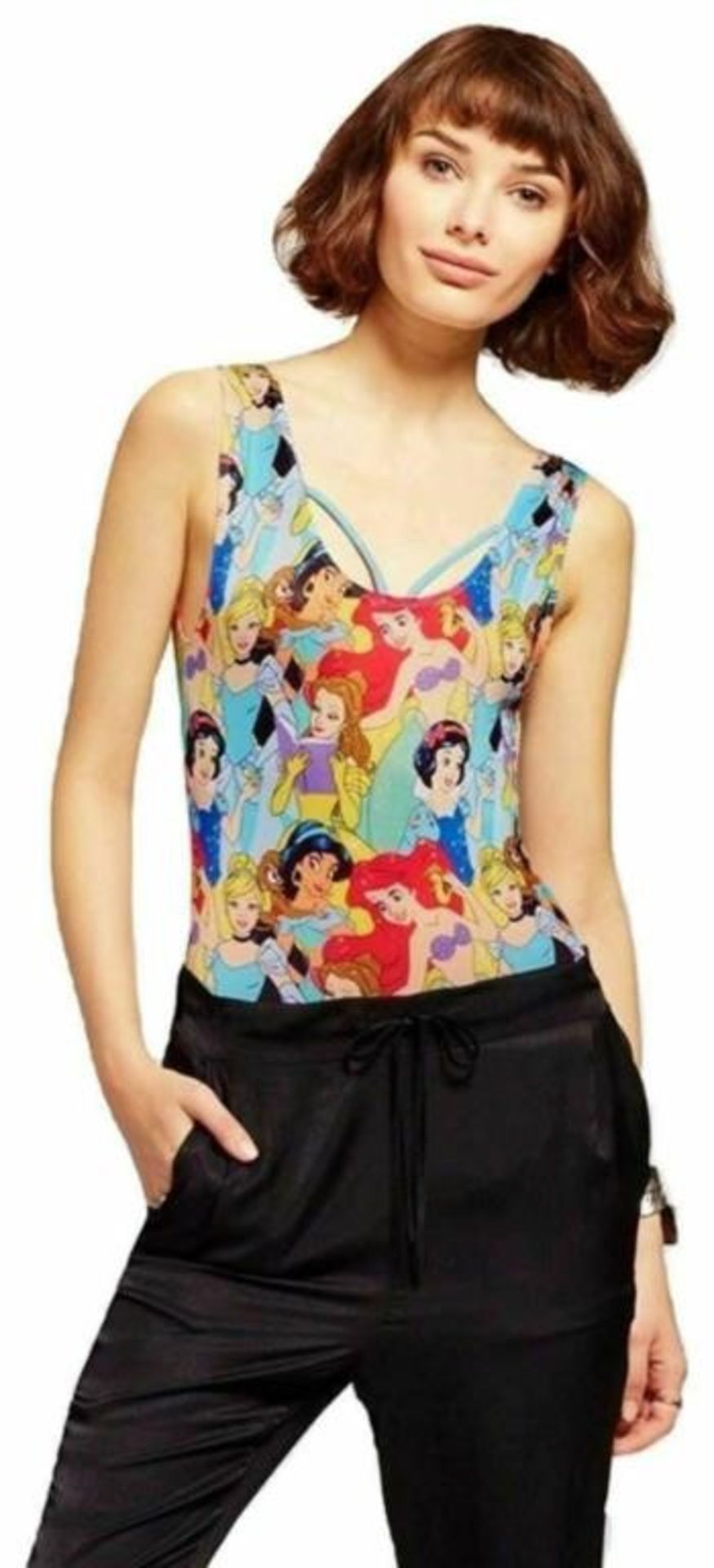 50 DISNEY'S PRINCESS TEEN GIRLS BODYSUIT, VARIOUS SIZES, NEW WITH TAGS ($400++ RETAIL VALUE) STRETCH - Image 5 of 6