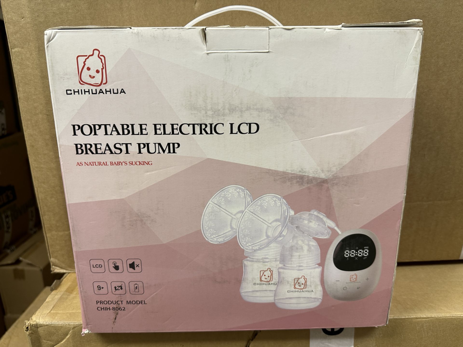 Chihuahua Popable Electric LCD Breast Pump in Box
