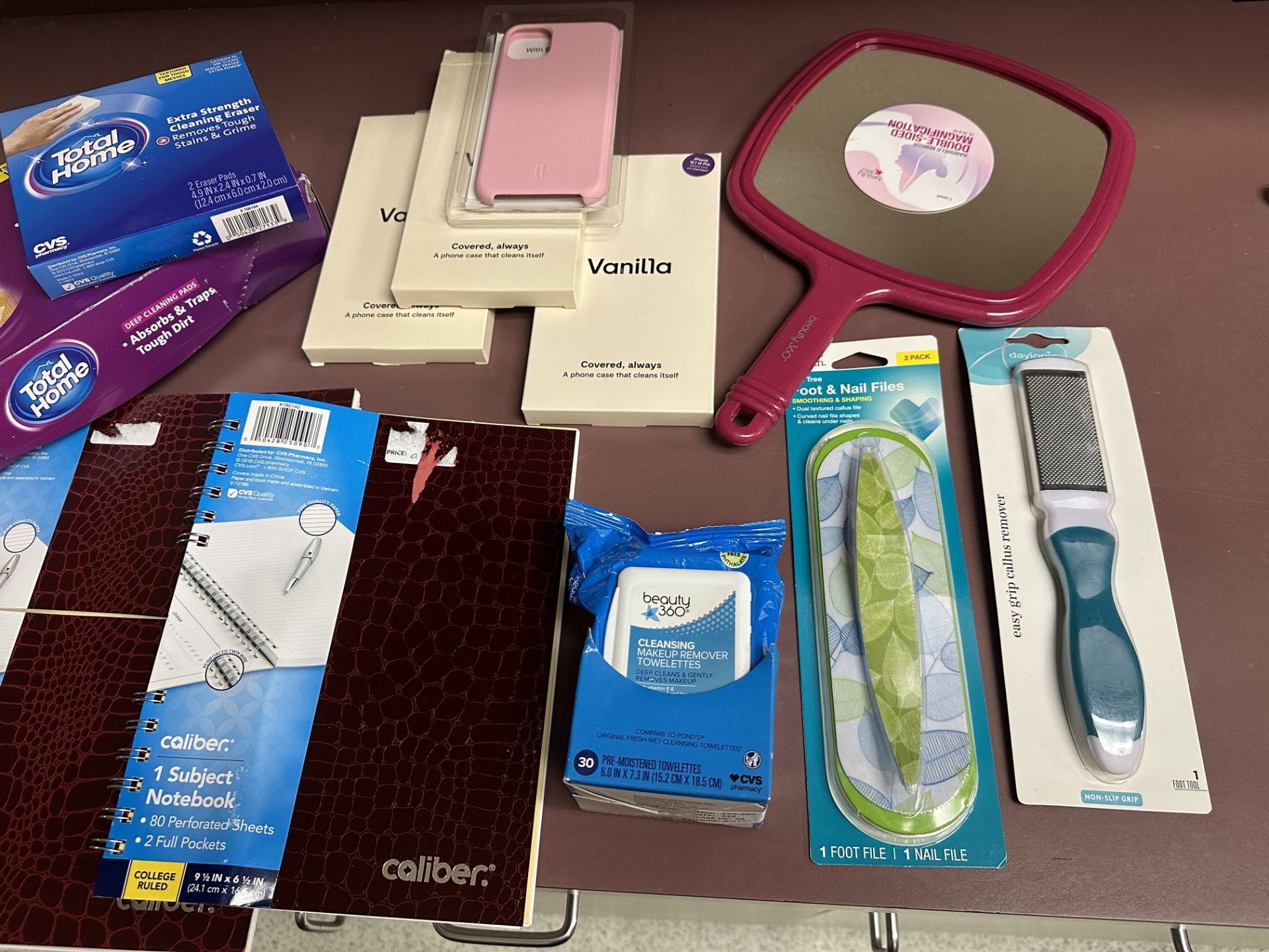 Mixed lot of Retail items: CVS Beauty , 3 Iphone cases (11, 12, 12 Mini), Notebooks, Etc ARA51 - Image 2 of 5