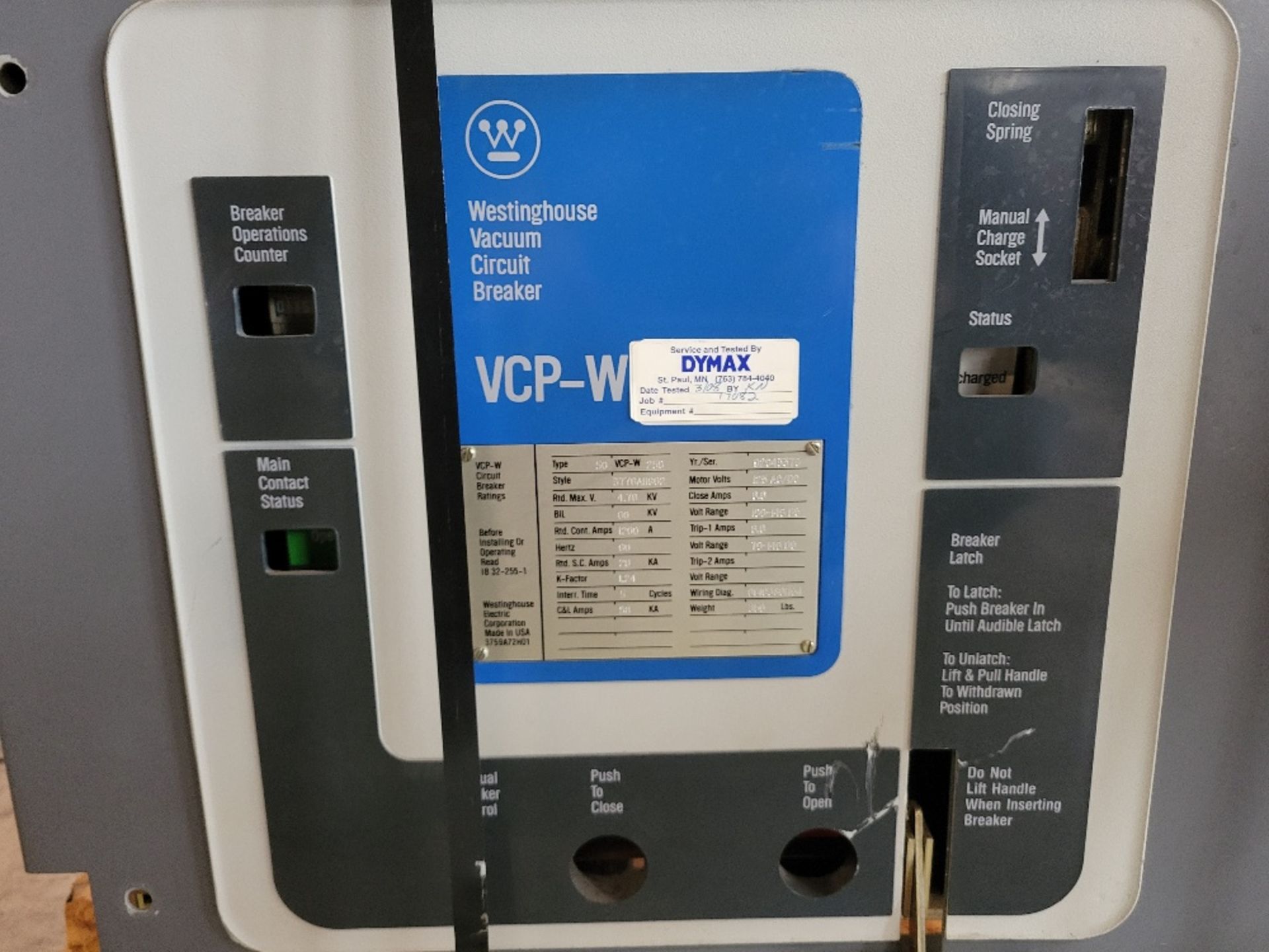 Westinghouse Air Circuit Breaker for Power Distribution - Image 2 of 7