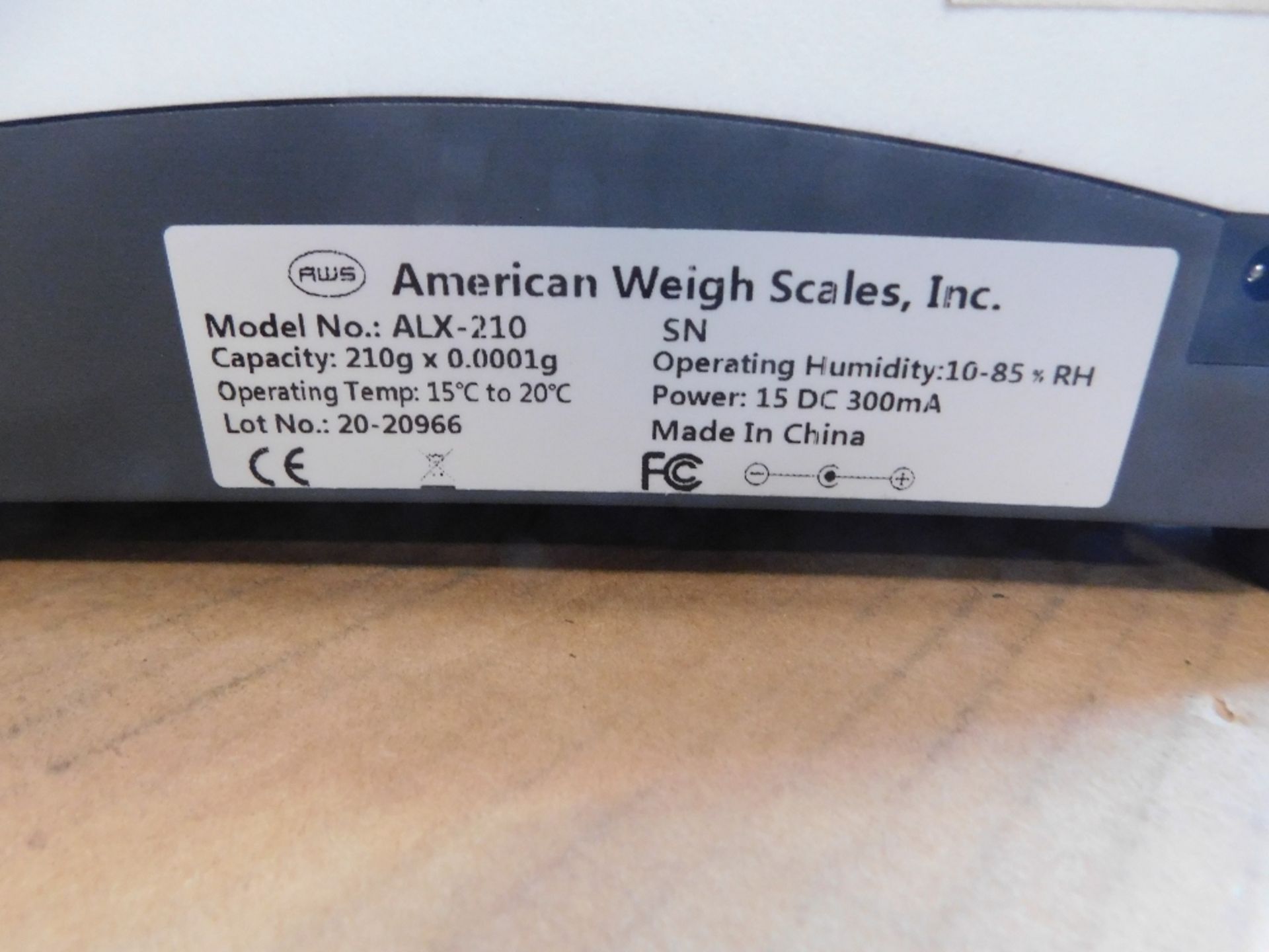 American Weigh Scales ALX-210 Analytical Balance for Precise Weighing - Image 5 of 7