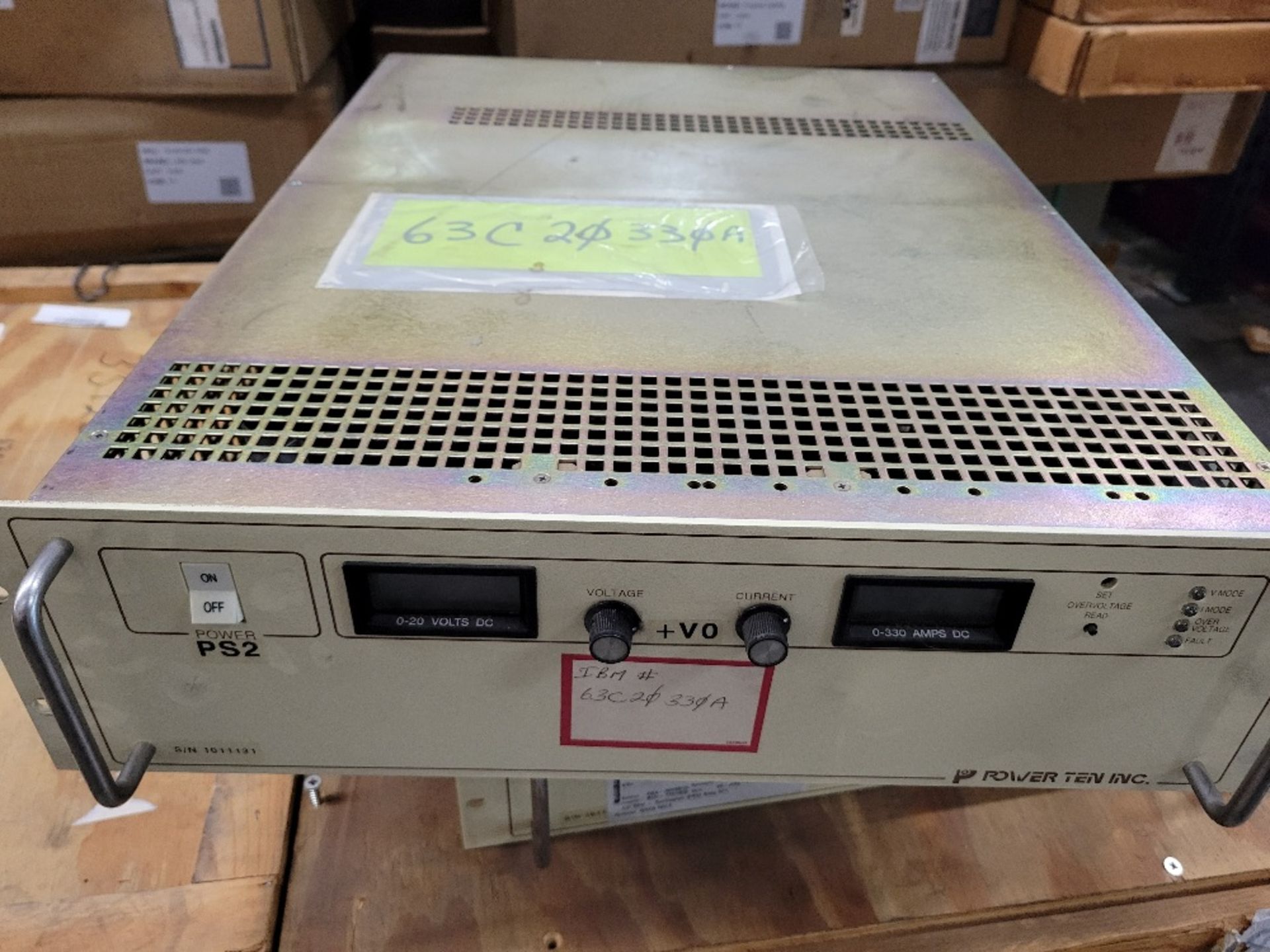 1x Power Ten Used Surplus SF-430836 Other Power Supplies 330A 20VDC 3W