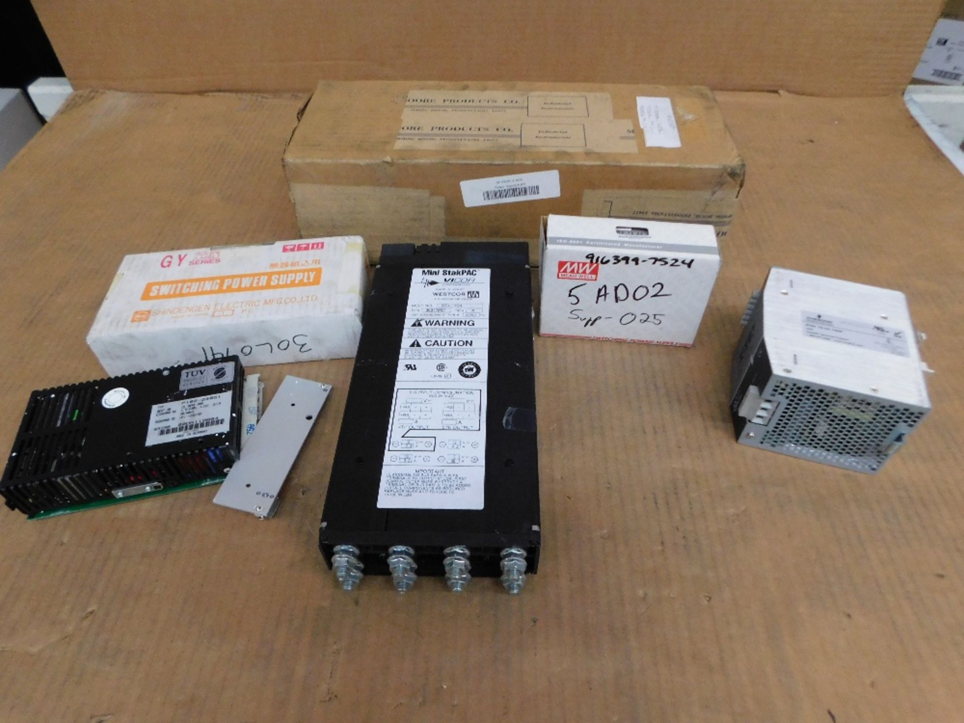 6x Acopian, Vicor, Emerson Power Supplies