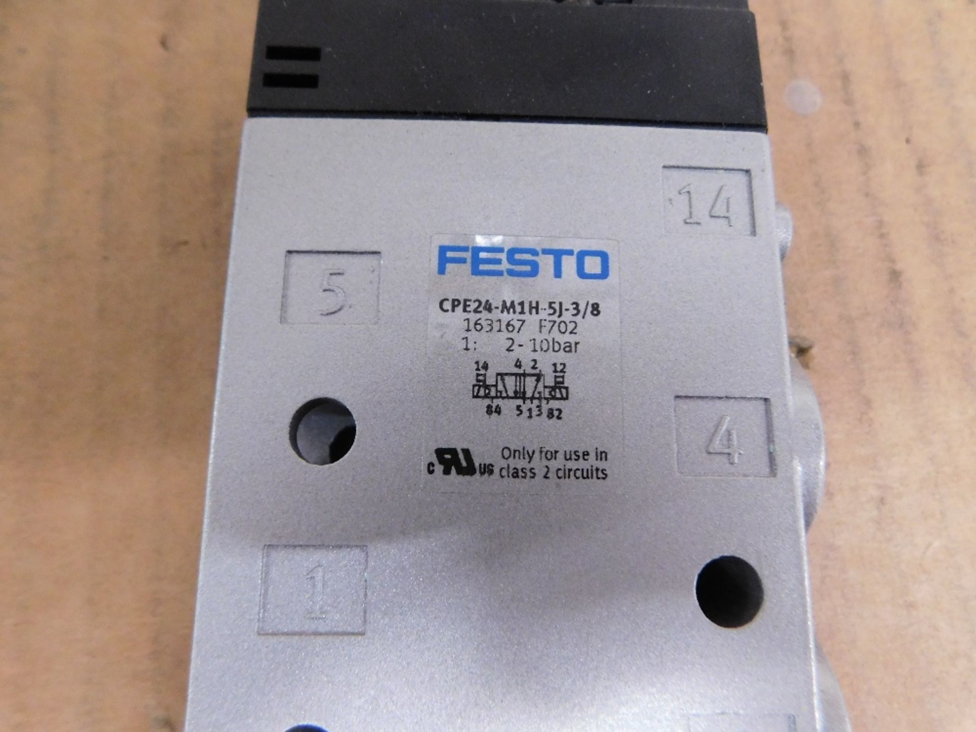 1x Festo Unused Surplus CPE24-M1H-5J-3/8 Misc. Valves Solenoid 24VDC 1.5W - Image 4 of 4