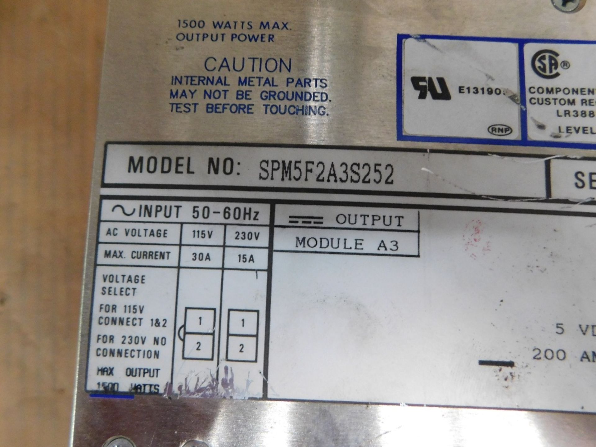 3x Power One New No Box Surplus SF-435442 Other Power Supplies 200A 5VDC - Image 5 of 8