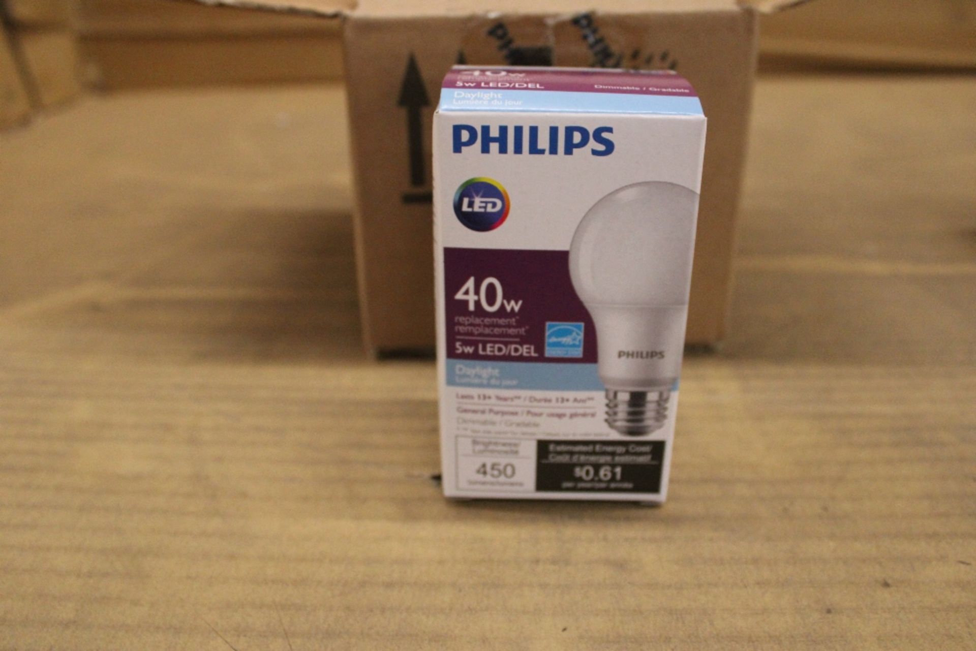 126x Philips 5A19/PER/950/P/E26/DIM Miniature and Specialty Bulbs Replacement Light 40W 450 Lumens - Image 3 of 4