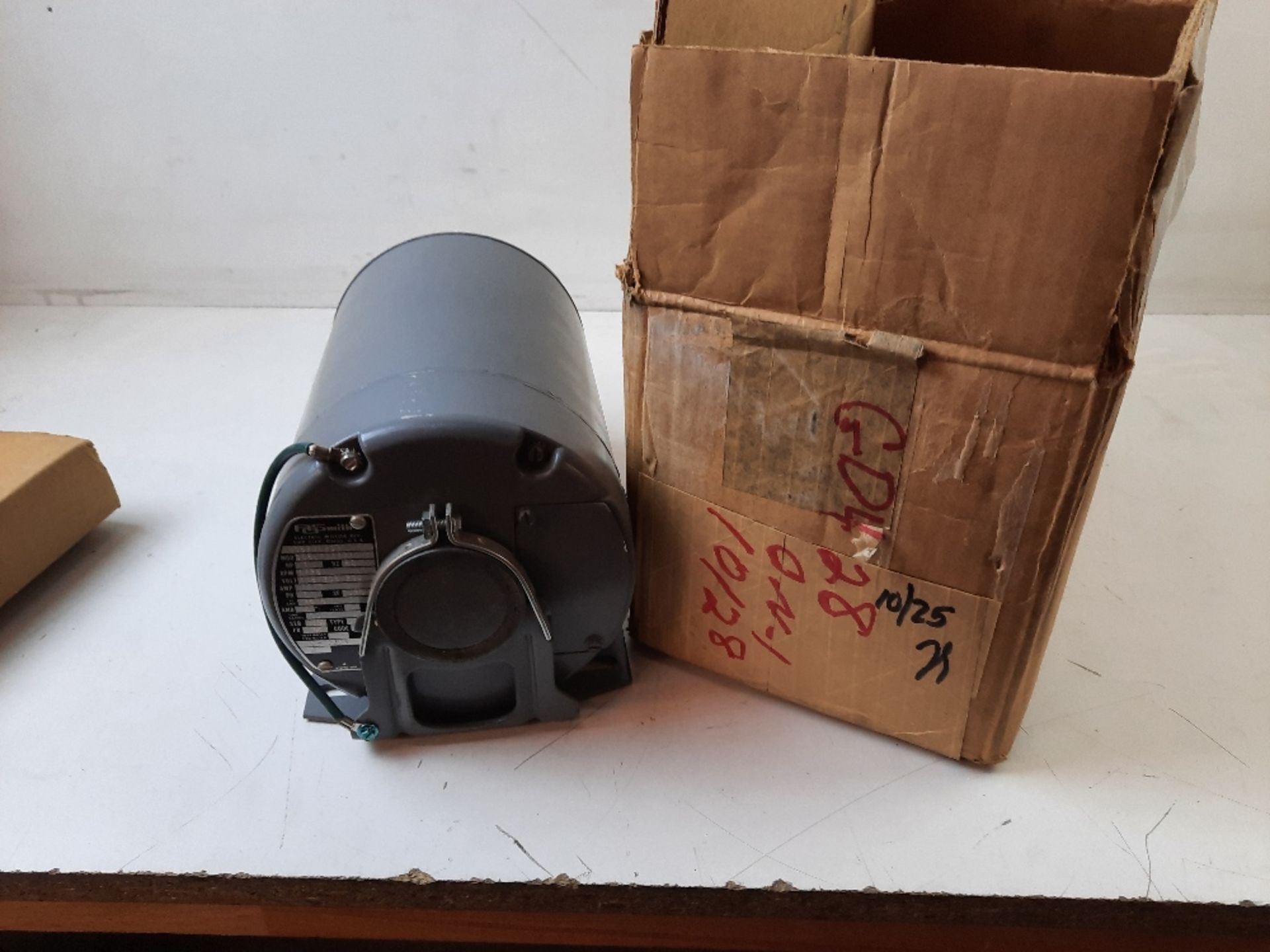 1x A. O. Smith SF-412499 Electric Motors Blower Motor 14A 115/208-230V 1HP 1 Phase