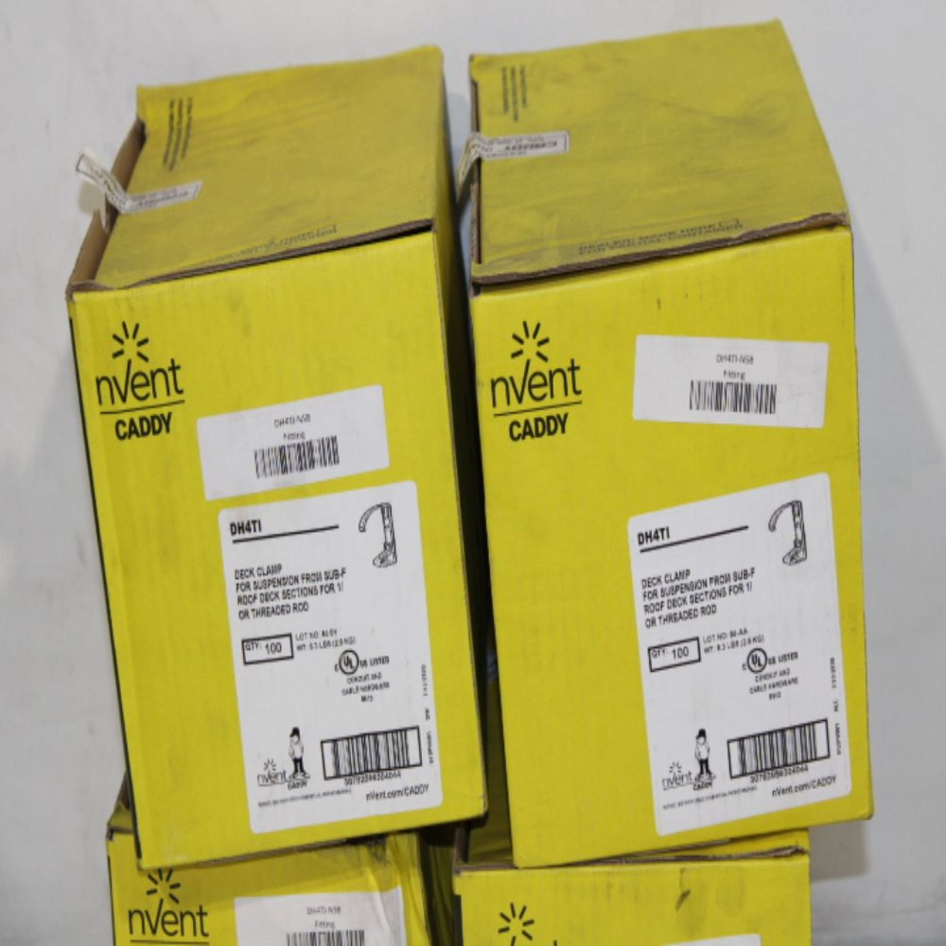 4x Erico DH4TI Conduit Clips/Clamps/Hangers Deck Clamp 100BOX - Image 3 of 6