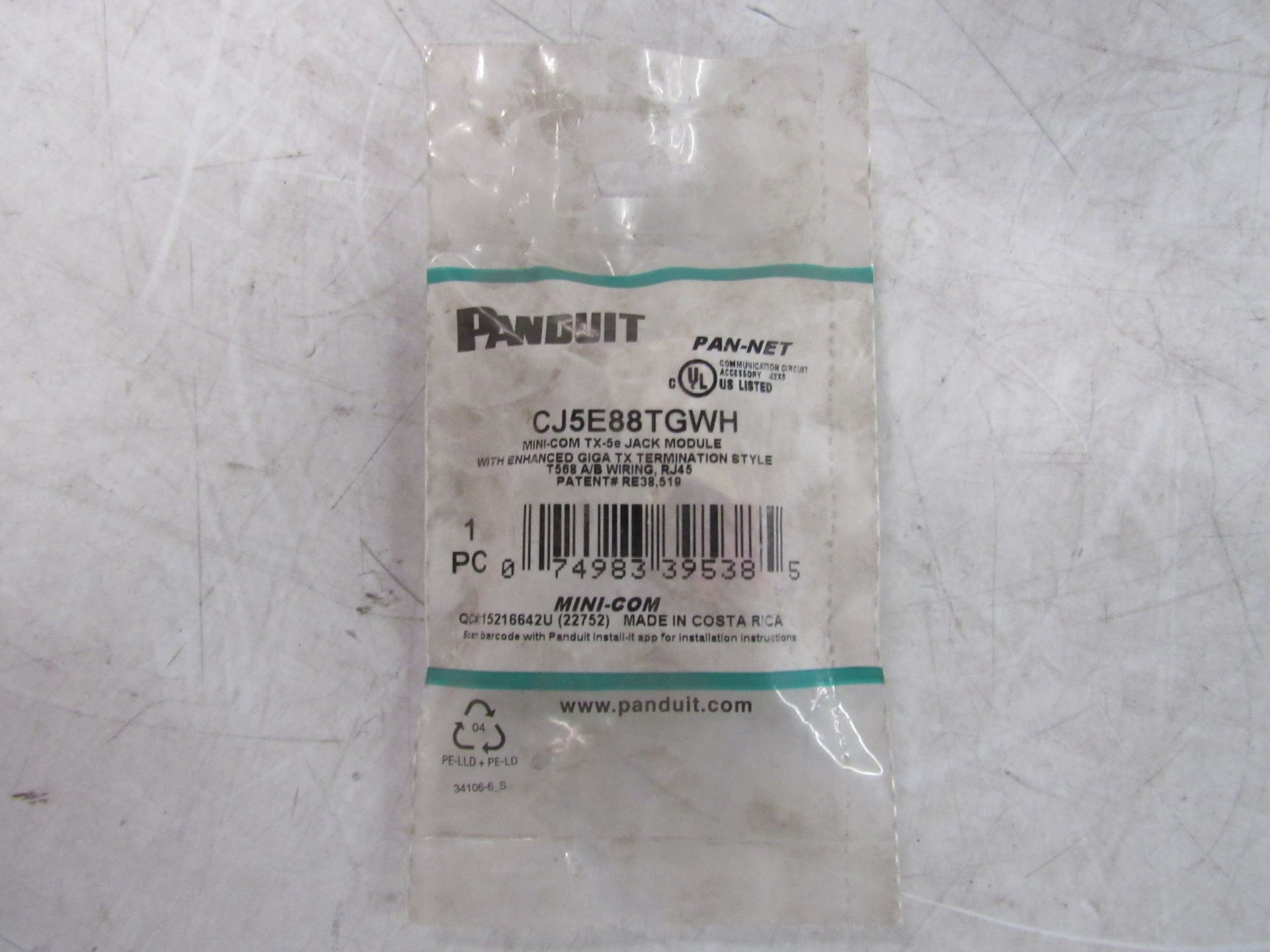 36x Panduit CJ5E88TGWH Misc. Cable and Wire Accessories EA