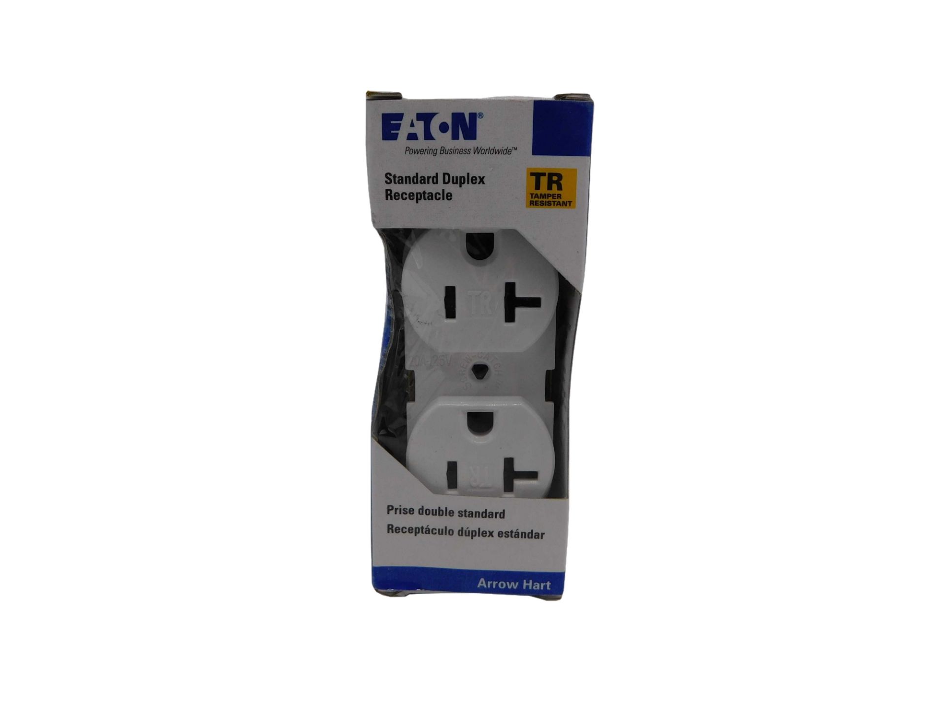 89x Eaton TRBR20W-BX-LW Outlets Duplex Receptacle 20A 125V White EA Tamper Resistant - Image 2 of 2