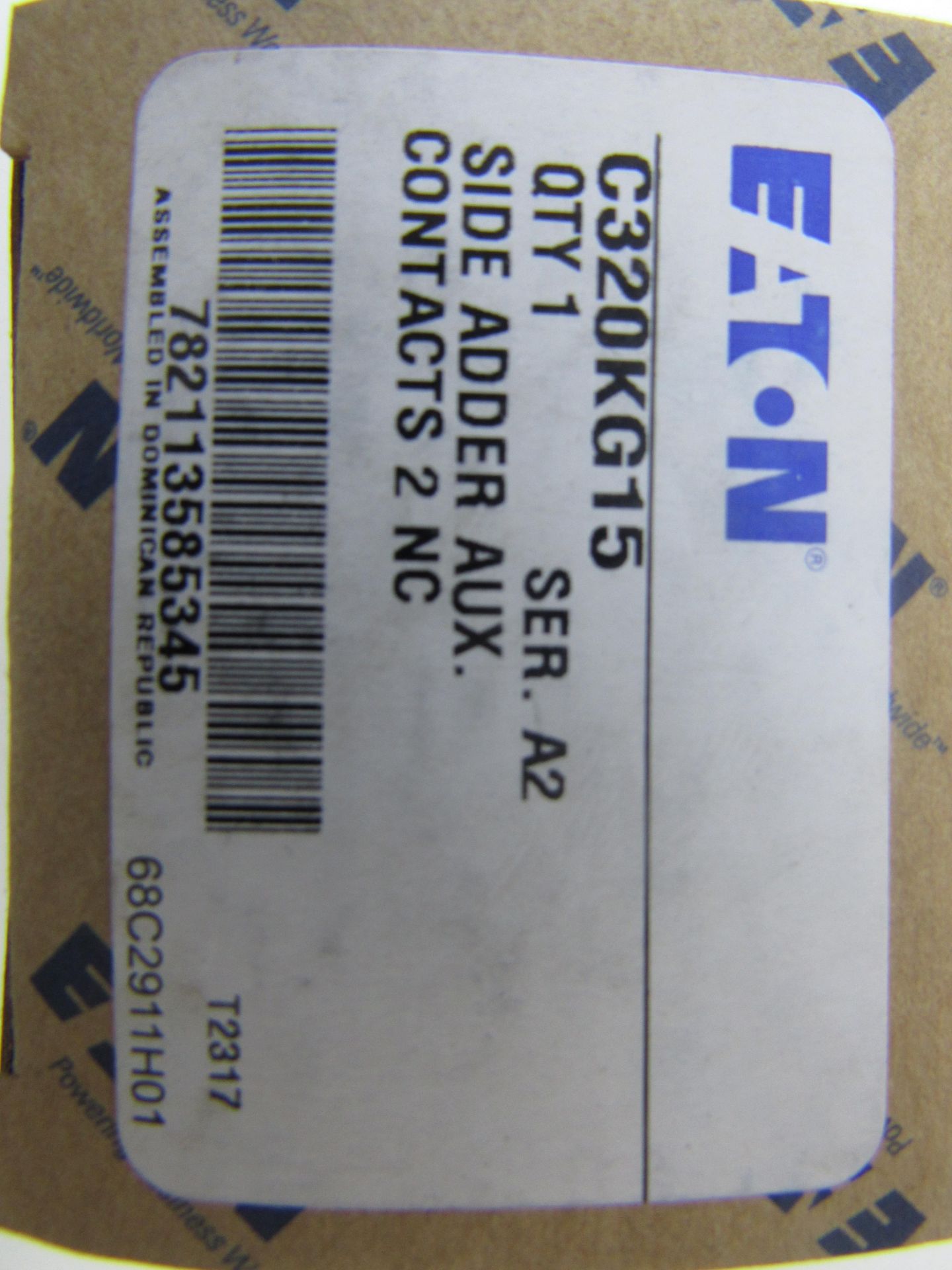 15x Eaton C320KG15 Auxiliary Contact 2NC