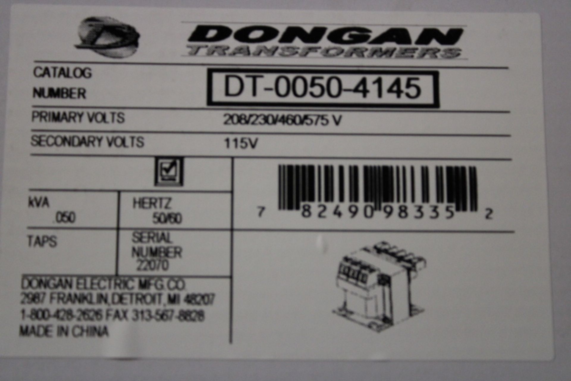 5x Dongan DT-0050-4145 Other Transformers EA