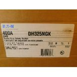 1x Eaton DH325NGK Heavy Duty Safety Switches DH 3P 400A 240V 50/60Hz 3Ph Fusible w/ Neutral 4Wire EA