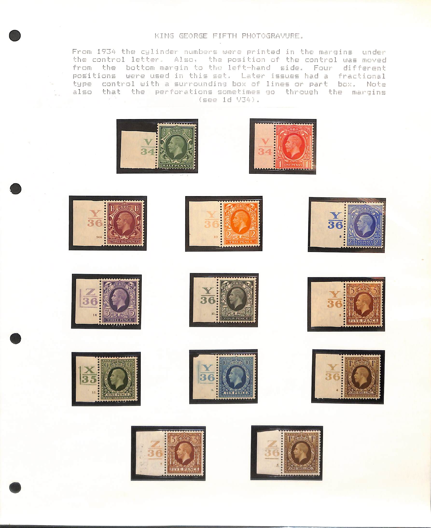 1840-1979 Mint Collection in an album including 1840 1d black QF plate 1a (three margins, probably - Image 23 of 24