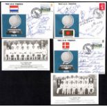 Autographs - 1979 I.C.C Trophy. Covers with special cancels for 14 teams, twelve signed by the