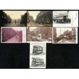 Trams. 1903-12 Picture postcards depicting the opening of new tramways with fine real Photo cards of