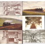 1914-18 Picture postcards of British ambulance trains operating in G.B or France including real