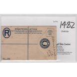 1927 30c Envelope proof, size G, endorsed "approved for colour 20/7" and initialled, from the De