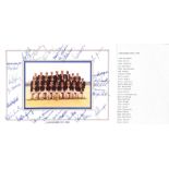 Autographs - County Sides. 1970-2002 Autographs of county sides on paper (5) or commemorative covers