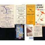 1935 Timetables for internal airlines, comprising Western Airways Express, North Eastern Airways,