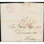 1794-1815 Entire letters from London (7), Bristol, Falmouth, Northill or Dublin, to Clement Tudway