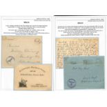 Berlin. 1940-44 Stampless Feldpost covers (7, three with letters) with scarce "Kriegsmarine /