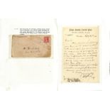 USA. 1891-1955 Covers, cards and ephemera including 1891 Kings County C.C cover with enclosed letter