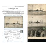 1897-1953 Covers, cards and a photograph, comprising 1897 Photo of the "Saint Pierre II", picture