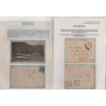 Aberdonian. 1915-19 Cover and picture postcards of the hospital ship (11), the stampless cover