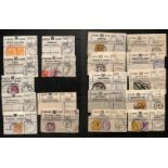 Wiltshire/Somerset. 1895-1917 Parcel Post labels from Wiltshire (19, twelve stamped) or Somerset (6,