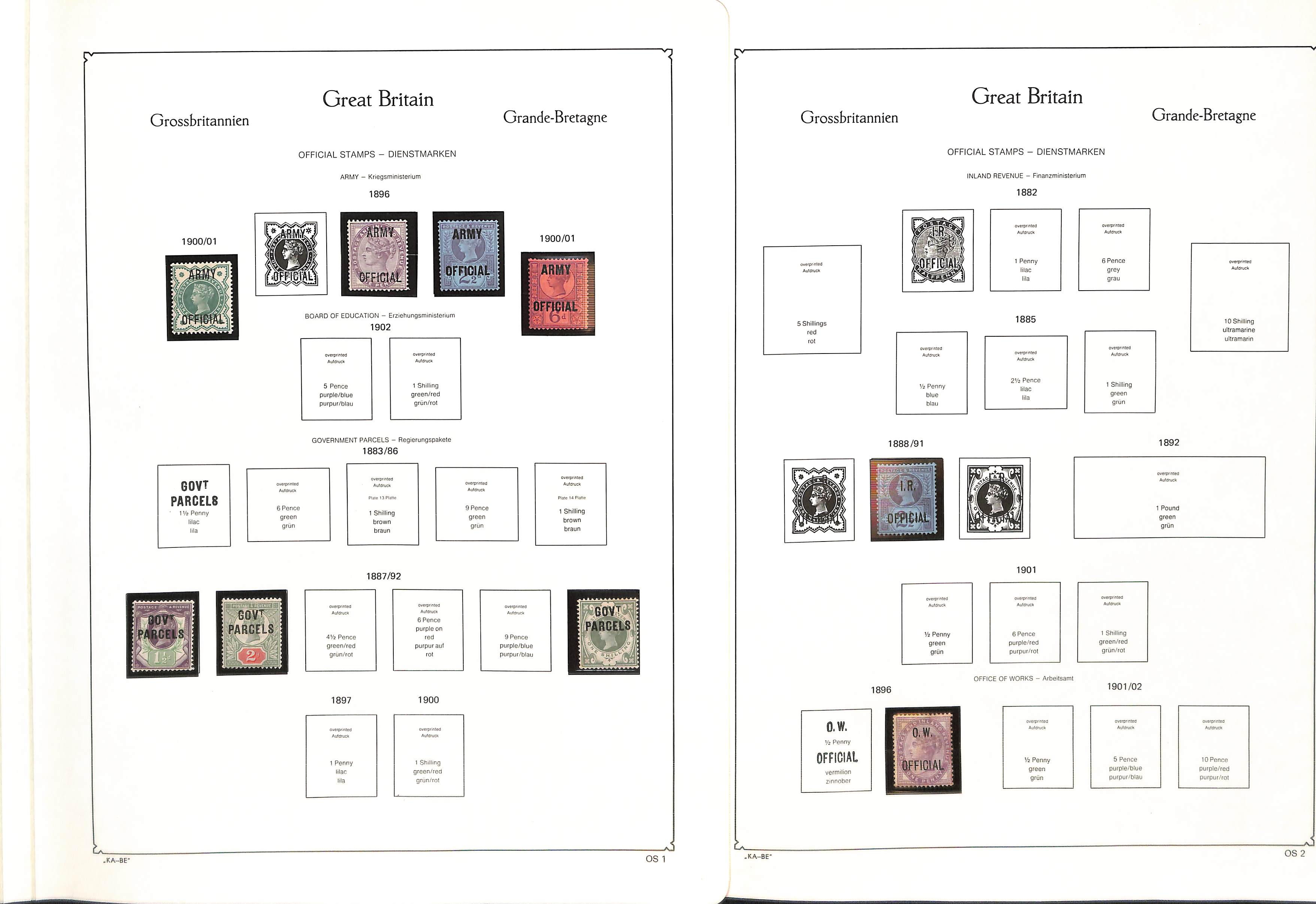 1840-1979 Mint Collection in an album including 1840 1d black QF plate 1a (three margins, probably - Image 10 of 24