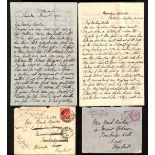 c.1880-1968 Postally used covers and postal stationery postcards including 1888-89 Bermuda ½d