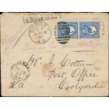 New South Wales / Western Australia. 1897 (Feb 1) Cover franked 4d from Sydney to "Mr J. Cottam,