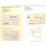 1813-29 Lettersheets with "Returned Letter" headings and "Returned Letter Office" in lower corner,