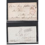 India Letter / Franking Abuse. 1833 Entire letter from Bombay to London with boxed "INDIA LETTER /