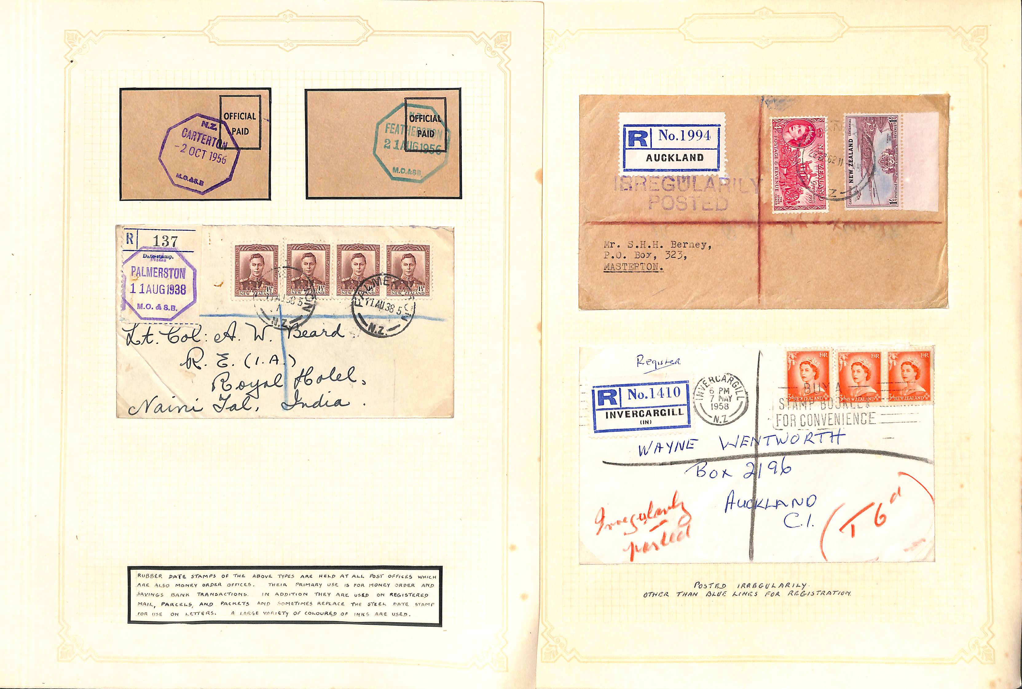 Cancellations. QV-QEII Covers and cards (87), stamps and pieces (c.120) including 1867 cover from - Image 18 of 39