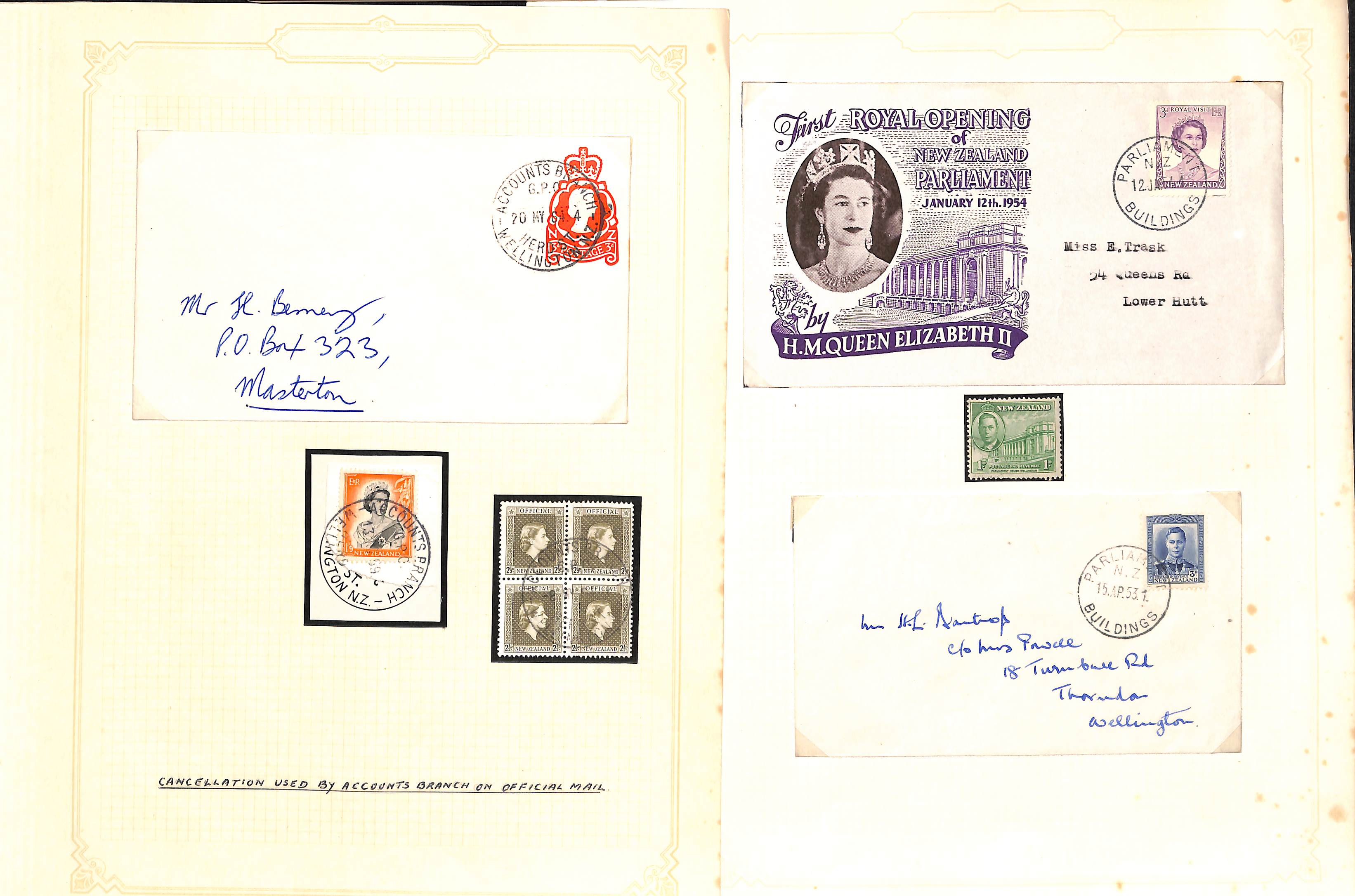 Cancellations. QV-QEII Covers and cards (87), stamps and pieces (c.120) including 1867 cover from - Image 30 of 39