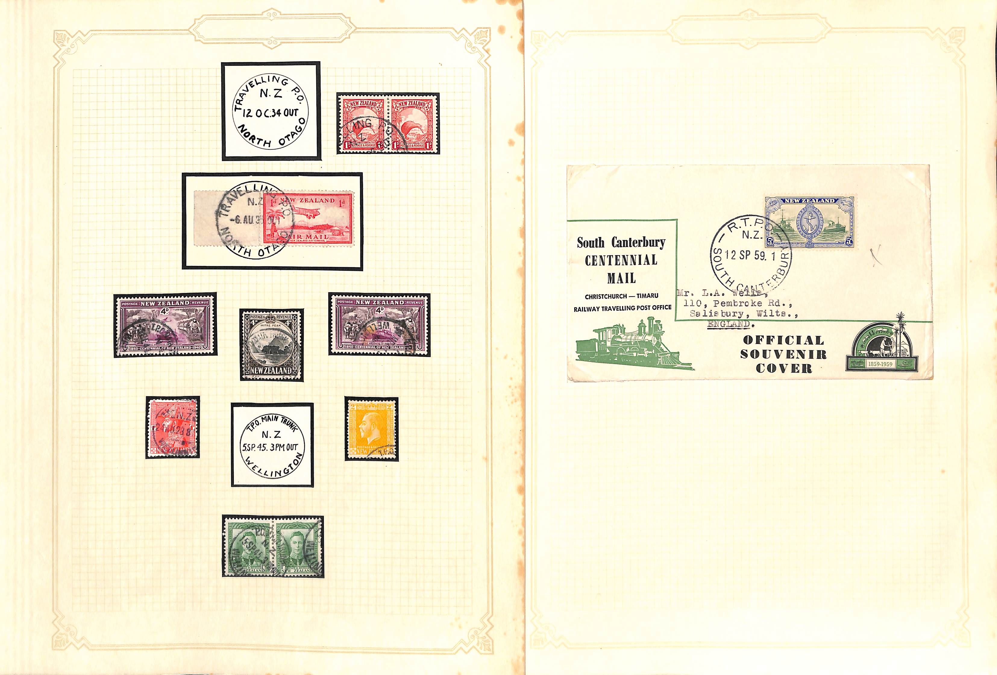 Cancellations. QV-QEII Covers and cards (87), stamps and pieces (c.120) including 1867 cover from - Image 22 of 39