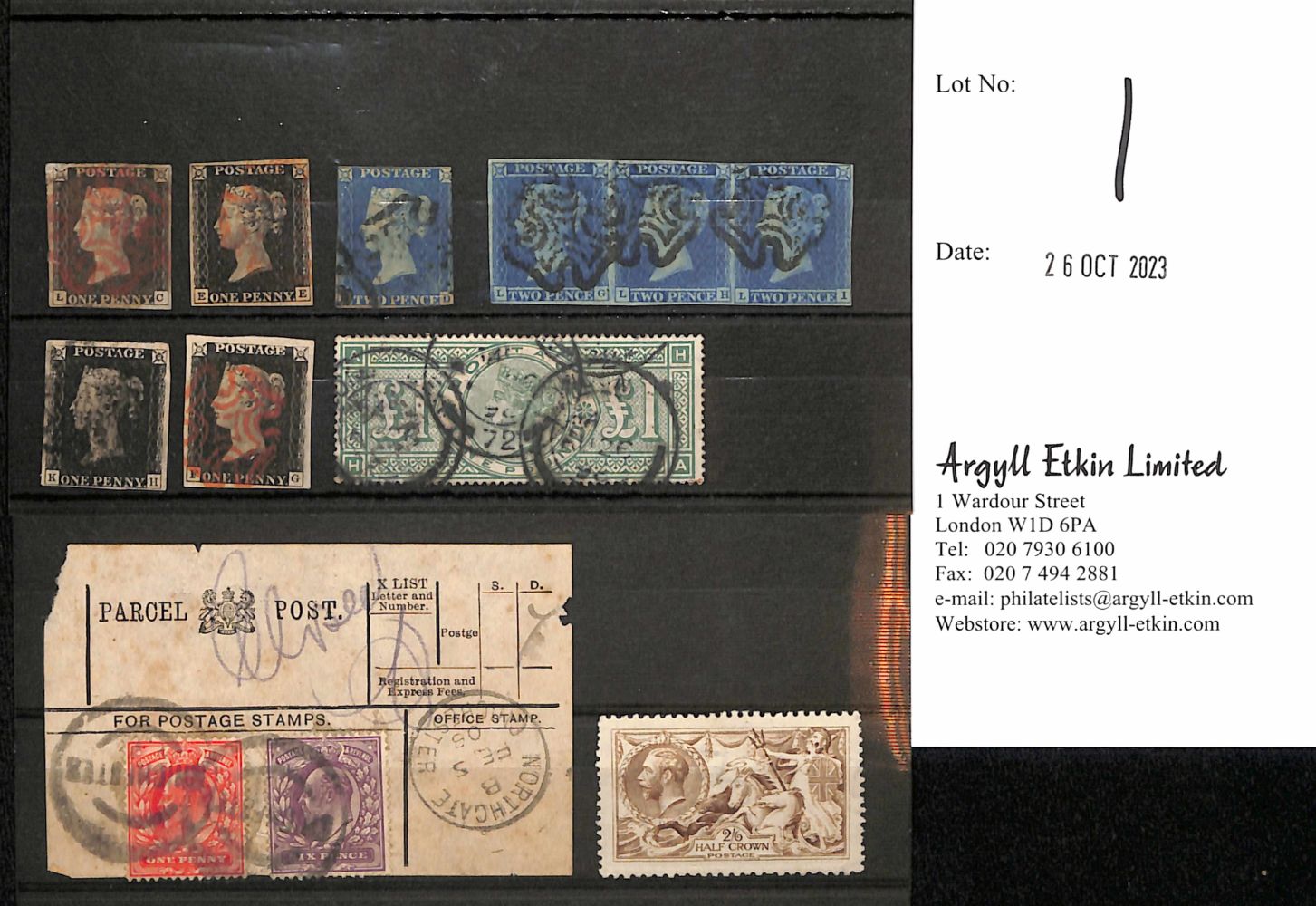 Auction of Worldwide Stamps and Postal History