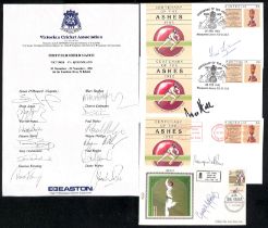 Australia - Autographs. 1981-99 Autographs and signed covers (15, various special postmarks) with