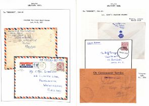 1950s 'Malayan Emergency', collection of military mail in a Philatelic Album comprising covers (78),